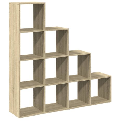 Kamerscherm / boekenkast 131,5x29x131,5 cm hout sonoma eiken 2