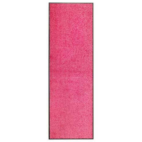 Deurmat wasbaar 60x180 cm roze 1