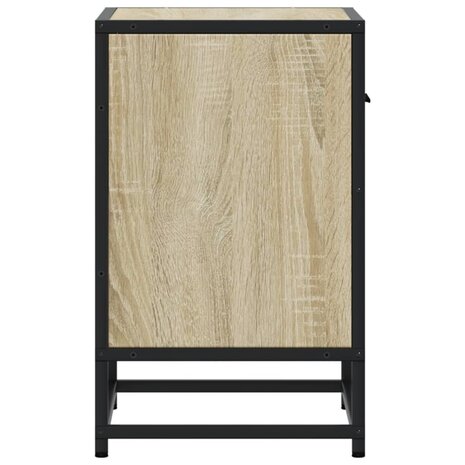 Nachtkastjes 2 st 40x31x50 cm bewerkt hout sonoma eikenkleurig 7