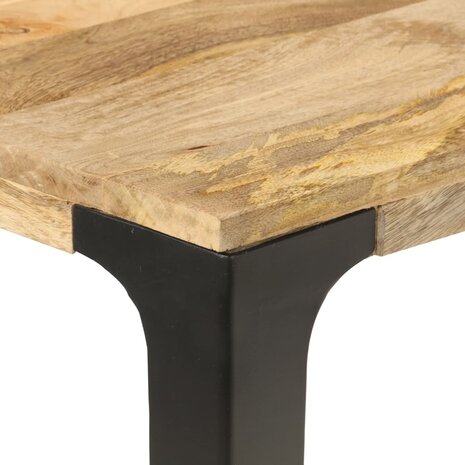 Eettafel 140x70x76 cm massief mangohout  5