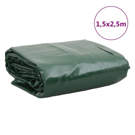 Dekzeil 650 g/m² 1,5x2,5 m groen 9