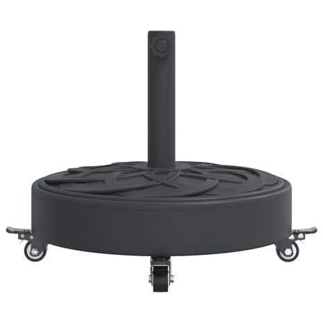 Parasolvoet met wielen voor stok van Ø38 / 48 mm 27 kg rond 4