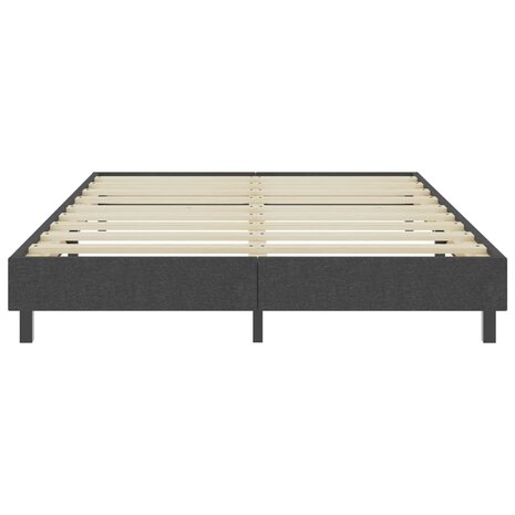 Boxspringframe stof grijs 140x200 cm 4