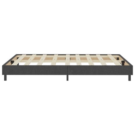 Boxspringframe stof grijs 160x200 cm 5