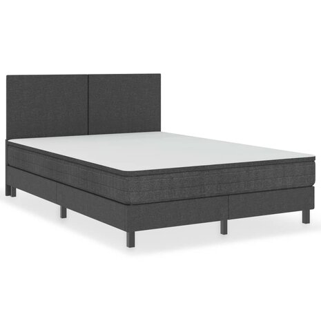 Boxspringframe stof grijs 180x200 cm 2