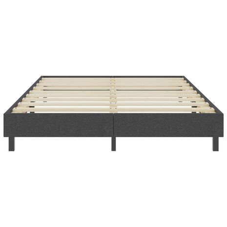 Boxspringframe stof grijs 180x200 cm 4