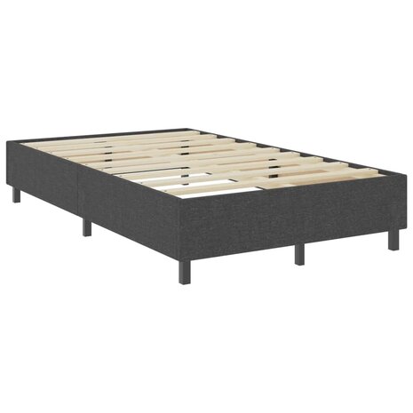 Boxspringframe stof grijs 120x200 cm 3