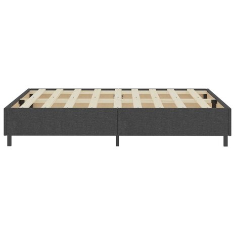 Boxspringframe stof grijs 140x200 cm 5