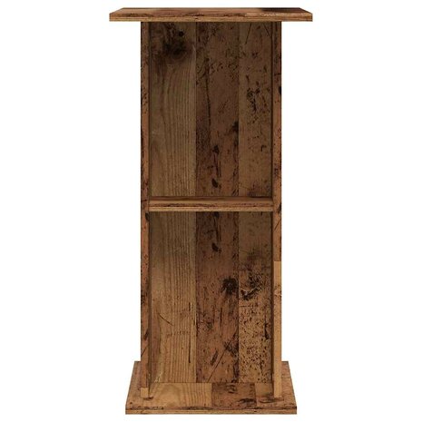 Aquariumstandaard 36x60,5x72,5 cm bewerkt hout oud houtkleurig 5