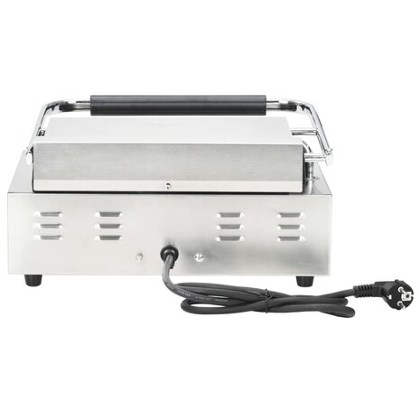 Panini grill gegroefd 2200 W 43x30,5x20 cm  9