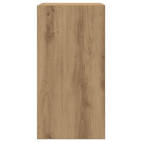 Tv-meubelen 2 st 30,5x30x60 cm bewerkt hout artisanaal eiken 4