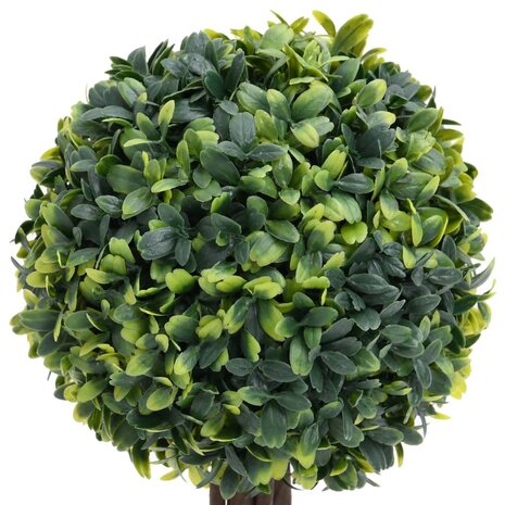 Kunstplanten met pot 2 st buxus bolvorming 41 cm groen 5