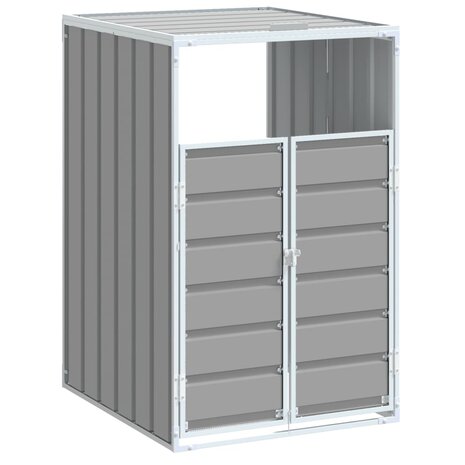 Containerberging voor 1 container 72x81x115 cm staal grijs 2