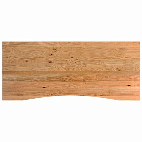 Werkbank 140x60x81,5 cm massief eikenhout lichtbruin 8