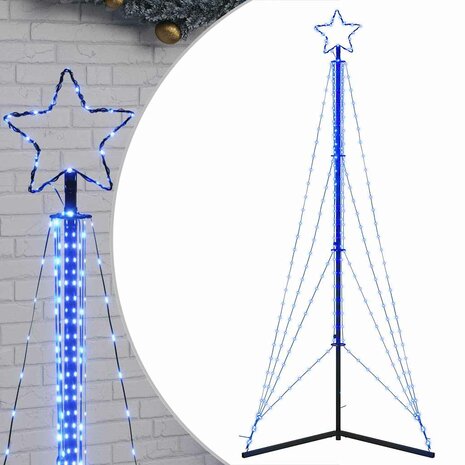 Kerstboomverlichting 483 blauwe LED&apos;s 240 cm 2