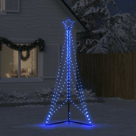 Kerstboomverlichting 483 blauwe LED&apos;s 240 cm 3