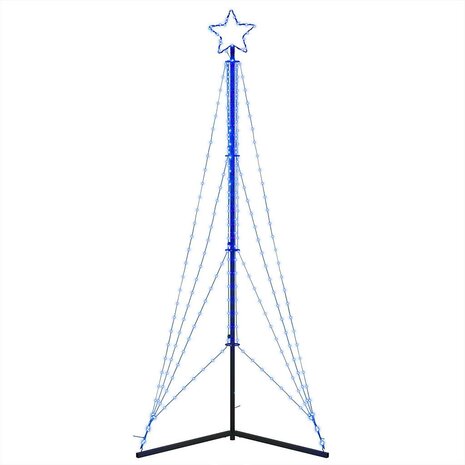 Kerstboomverlichting 483 blauwe LED&apos;s 240 cm 6