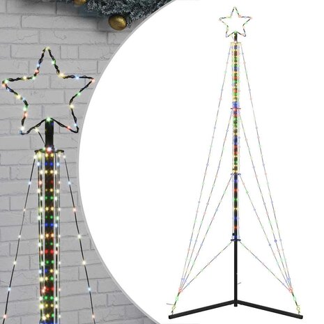 Kerstboomverlichting 483 kleurrijke LED&apos;s 240 cm 2