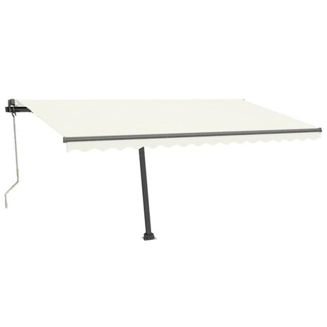 Luifel vrijstaand automatisch 400x350 cm crèmekleurig 2