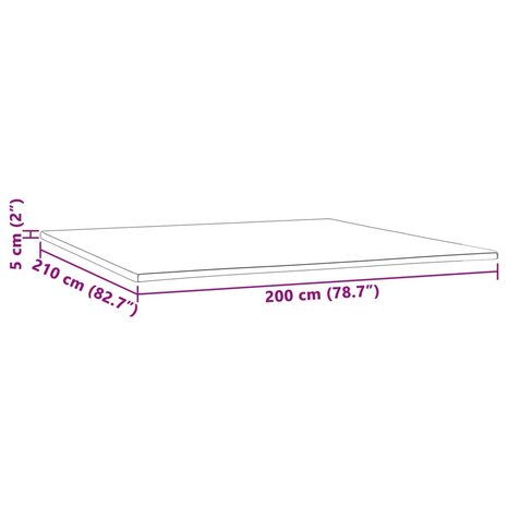 Matrastopper 200x210x5 cm 7