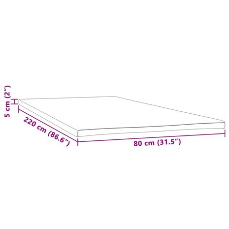 Matrastopper 80x220x5 cm 7