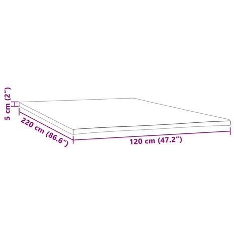 Matrastopper 120x220x5 cm 7