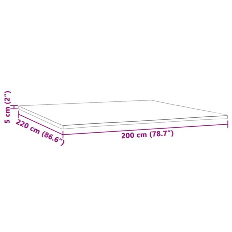 Matrastopper 200x220x5 cm 7