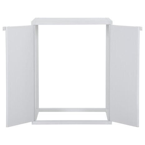 Wasmachinekast 68,5x64,5x88 cm PVC wit 3