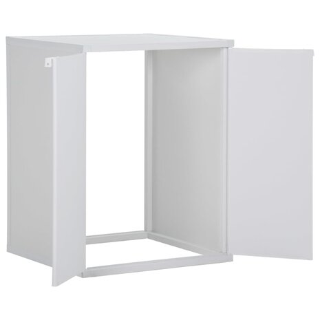 Wasmachinekast 68,5x64,5x88 cm PVC wit 4