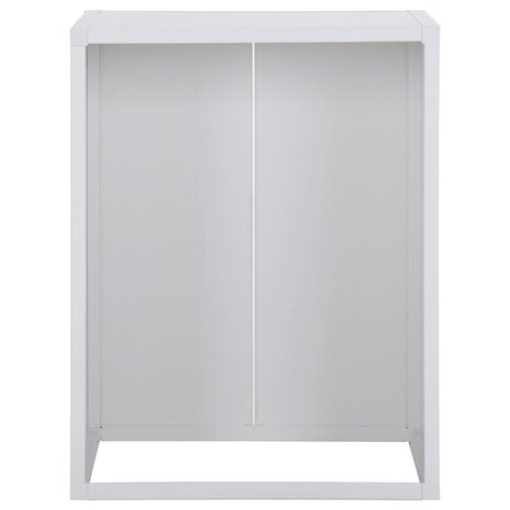 Wasmachinekast 68,5x64,5x88 cm PVC wit 6