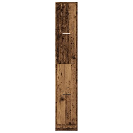 Apothekerskast 30x41x174,5 cm bewerkt hout oud houtkleurig 5