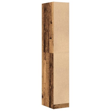 Apothekerskast 30x41x174,5 cm bewerkt hout oud houtkleurig 7