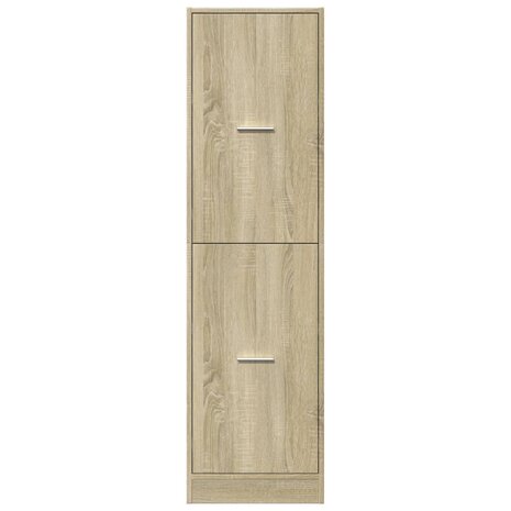 Apothekerskast 40x41x144,5 cm bewerkt hout sonoma eikenkleurig 5