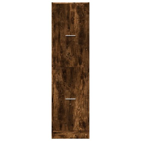 Apothekerskast 40x41x144,5 cm bewerkt hout gerookt eikenkleurig 5