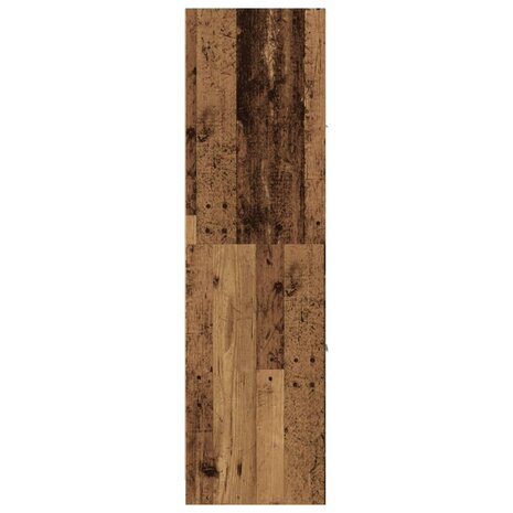 Apothekerskast 40x41x144,5 cm bewerkt hout oud houtkleurig 6