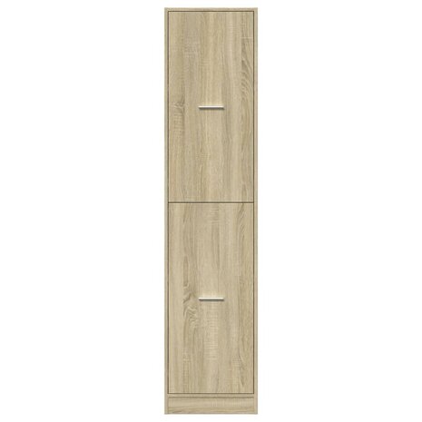 Apothekerskast 40x41x174,5 cm bewerkt hout sonoma eikenkleurig 5