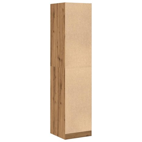 Apothekerskast 40x41x174,5 cm bewerkt hout artisanaal eiken 7