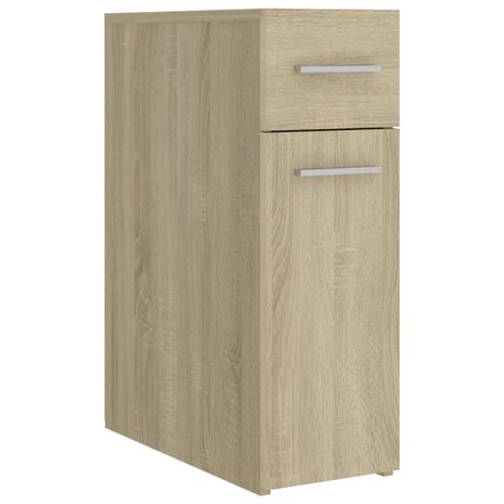 Apothekerskast 20x45,5x60 cm bewerkt hout sonoma eikenkleurig 2