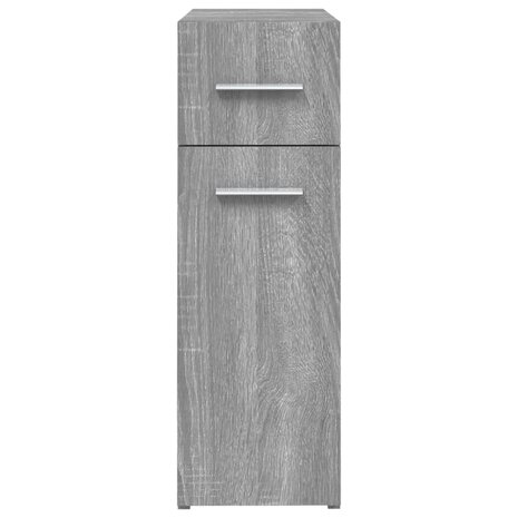 Apothekerskast 20x45,5x60 cm bewerkt hout grijs sonoma eiken 5