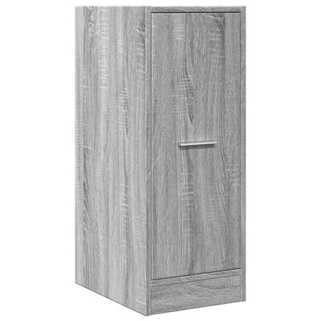 Apothekerskast 30x41x77,5 cm bewerkt hout grijs sonoma eiken 3