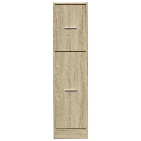 Apothekerskast 30x41x118 cm bewerkt hout sonoma eikenkleurig 5