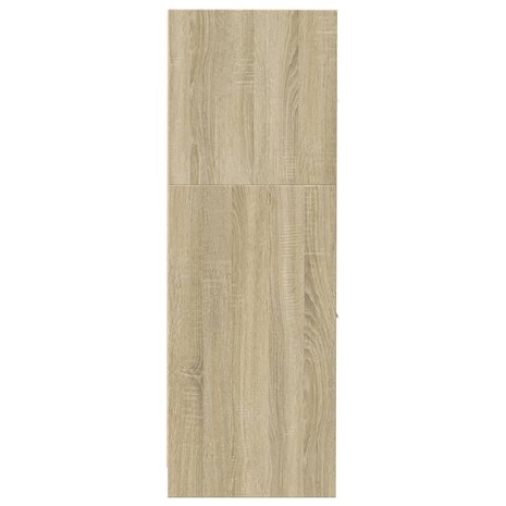 Apothekerskast 30x41x118 cm bewerkt hout sonoma eikenkleurig 6