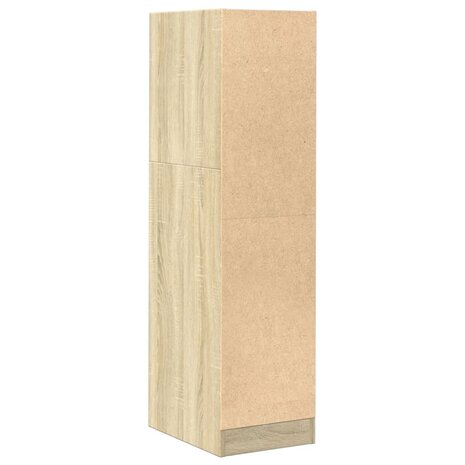 Apothekerskast 30x41x118 cm bewerkt hout sonoma eikenkleurig 7