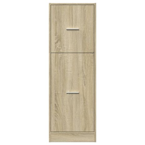 Apothekerskast 40x41x118 cm bewerkt hout sonoma eikenkleurig 5