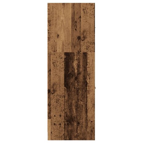 Apothekerskast 40x41x118 cm bewerkt hout oud houtkleurig 6