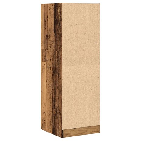 Apothekerskast 40x41x118 cm bewerkt hout oud houtkleurig 7