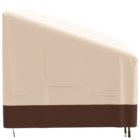 Tuinhoes 3-zitsbank 600D 204x86x48/73 cm oxford beige 4