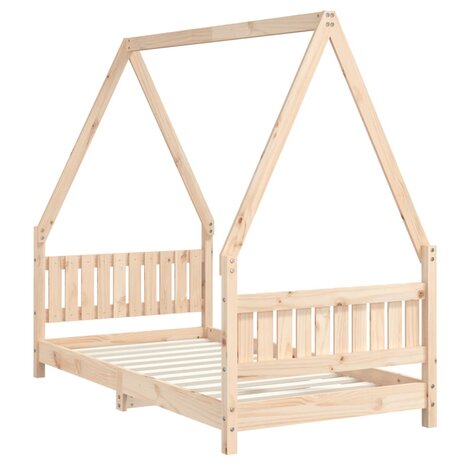 Kinderbedframe 80x160 cm massief grenenhout 3