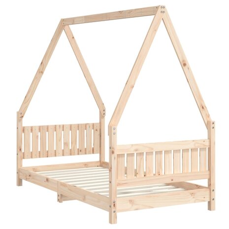 Kinderbedframe 80x160 cm massief grenenhout 6