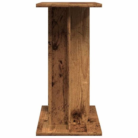 Aquariumstandaard 60x30x60 cm bewerkt hout oud houtkleurig 5